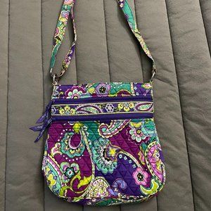 Vera Bradley Triple Zip Hipster Crossbody